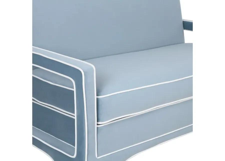 Cary Loveseat in Frost Blue