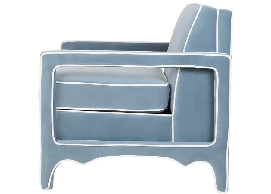 Cary Loveseat in Frost Blue