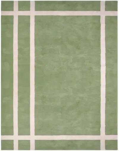 Rope 'Em Green Tufted Rug