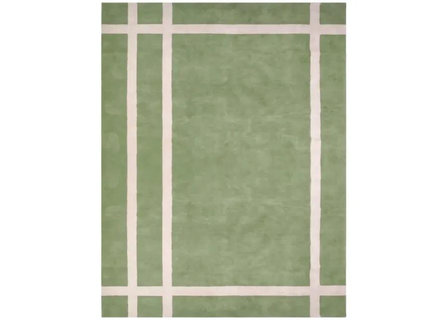 Rope 'Em Green Tufted Rug