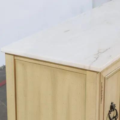 Six Door Credenza with Marble Top