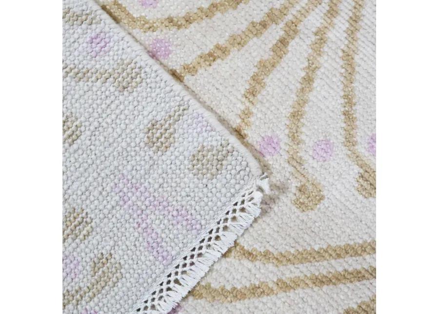 In Stock 8x10 Ashley Ann Lilac Turkish Knot Rug