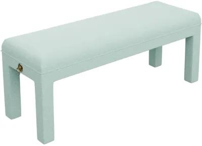 In Stock Arden Bench in Nikki Jade Chenille