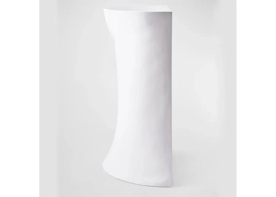 Right Head Side Table - White