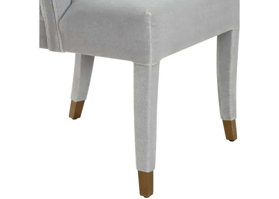 Revelry Dining Chair in Stone Velvet