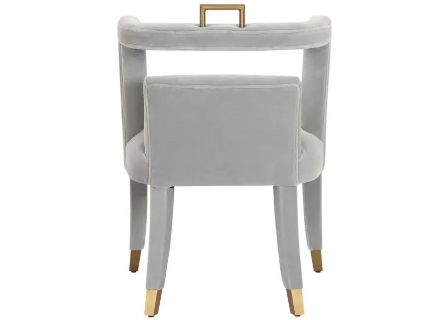 Revelry Dining Chair in Stone Velvet