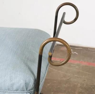 Pair of Copper Tubing X Benches