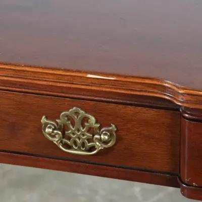 Traditional Console Table with Fretwork