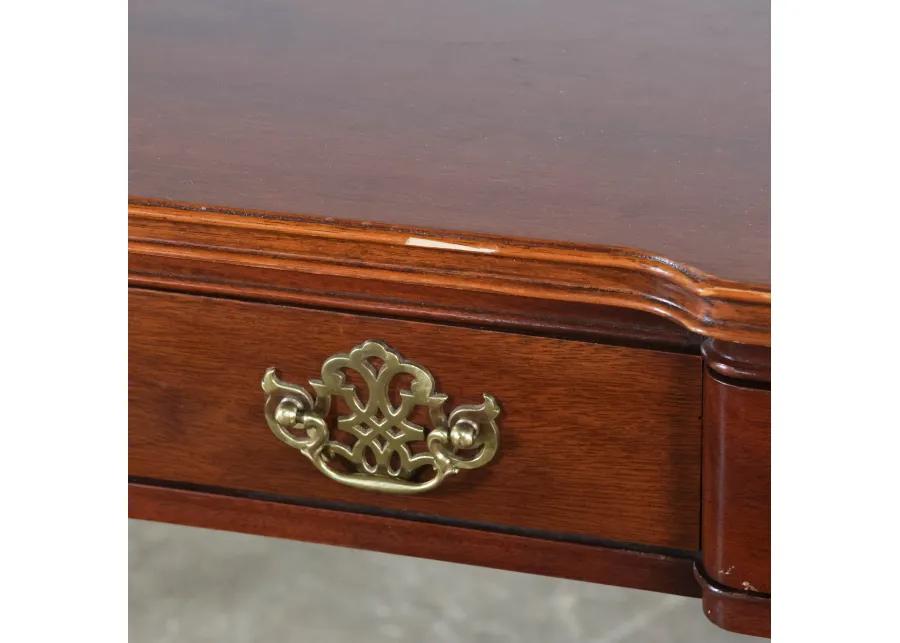 Traditional Console Table with Fretwork