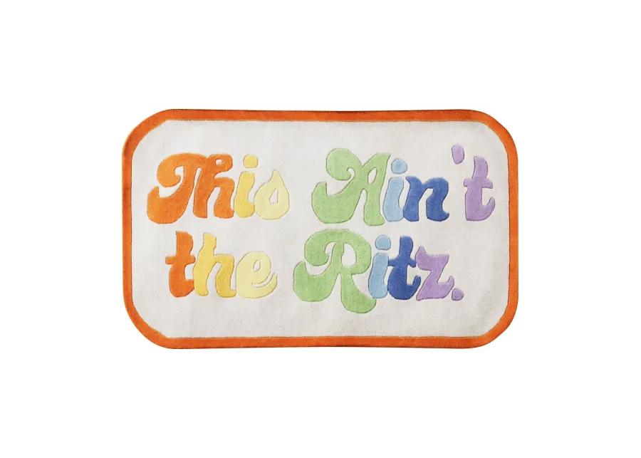 In Stock 3x5 This Ain't the Ritz Tufted Mat