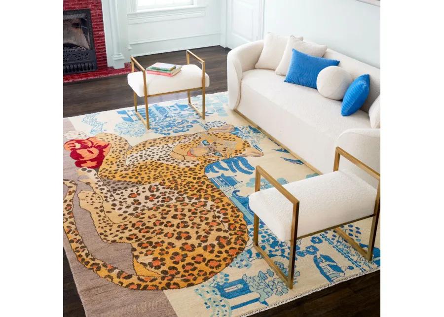 In Stock 3x5 Queen Leopard Rug