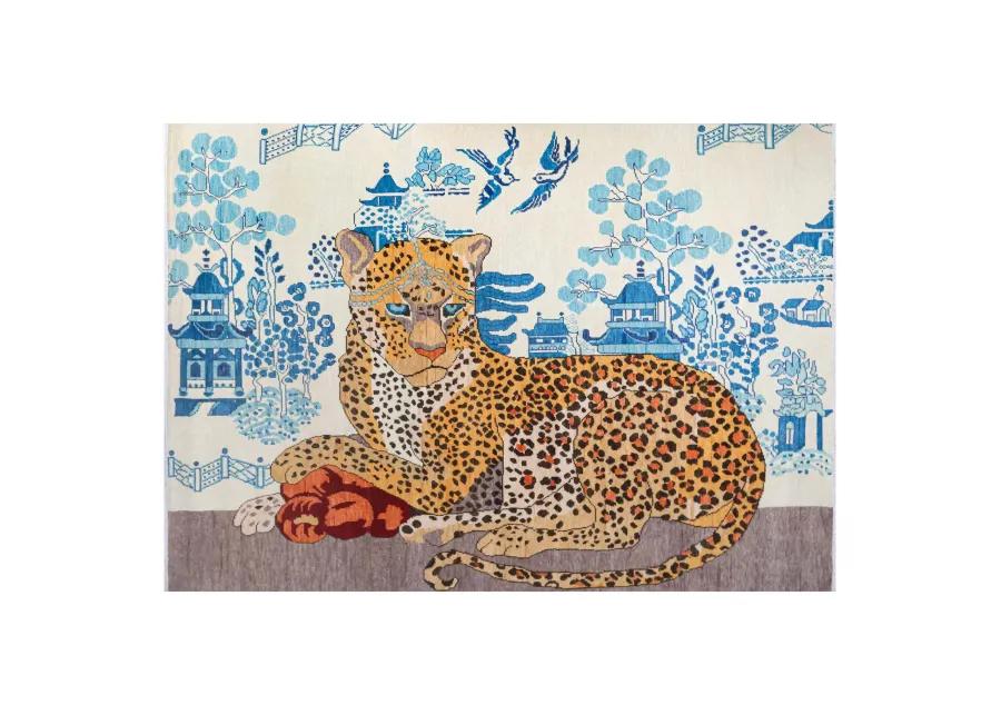 In Stock 3x5 Queen Leopard Rug