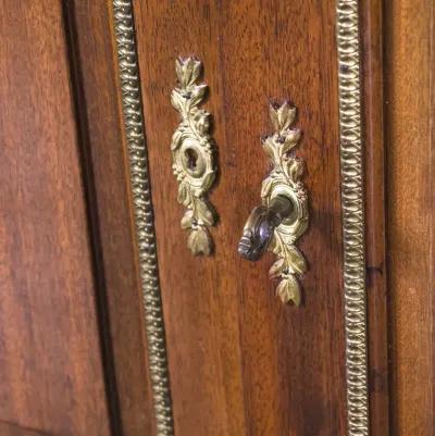 Louis XVI Style White Marble Top Sideboard