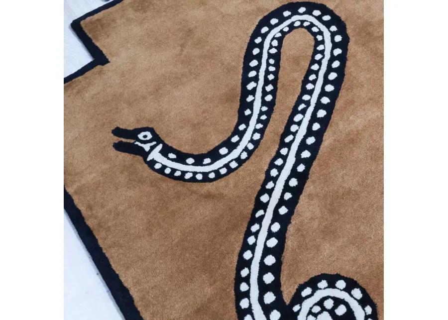 Viper Saddle Tufted Knot Rug