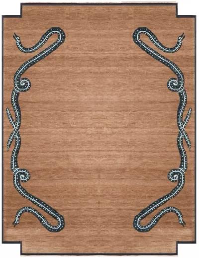 Viper Saddle Turkish Knot Rug