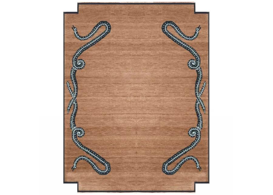 Viper Saddle Turkish Knot Rug