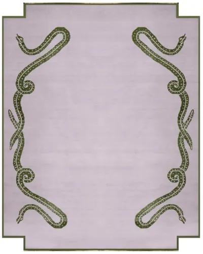 Viper Lilac Turkish Knot Rug