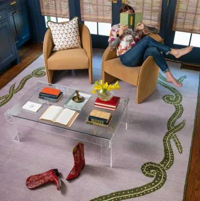 Viper Lilac Turkish Knot Rug