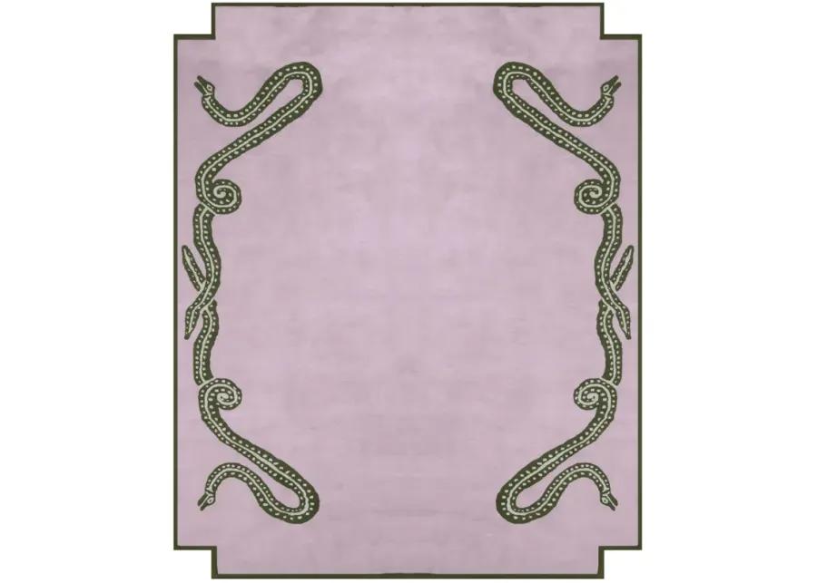 Viper Lilac Tufted Knot Rug