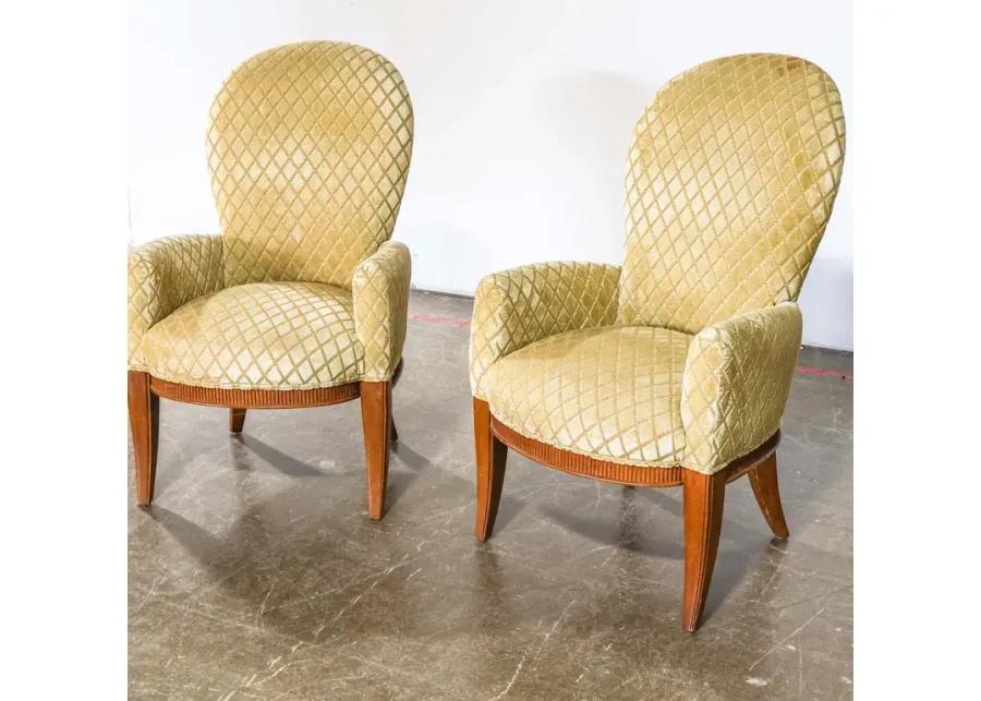 Pair of Art Deco Chairs from Bernhardt