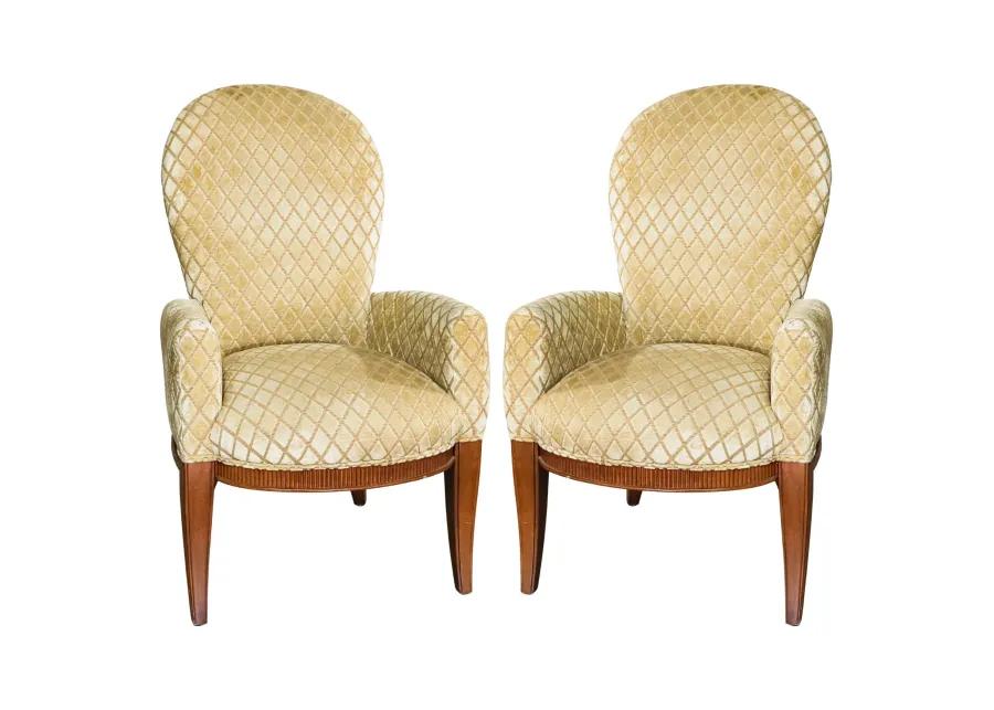 Pair of Art Deco Chairs from Bernhardt