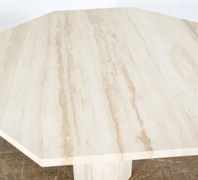 Vintage Travertine Dining Table