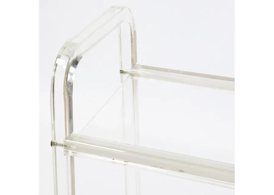 Lucite Bar Cart