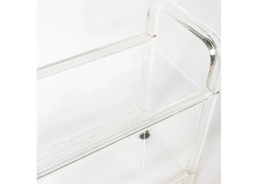 Lucite Bar Cart