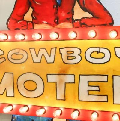 Cowboy Motel Sign