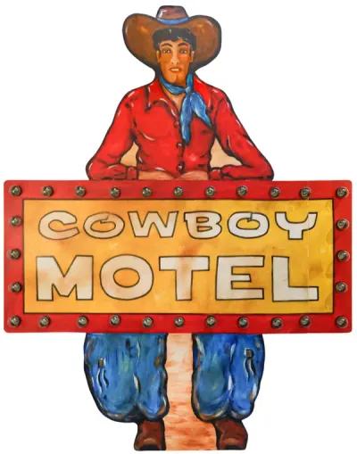 Cowboy Motel Sign