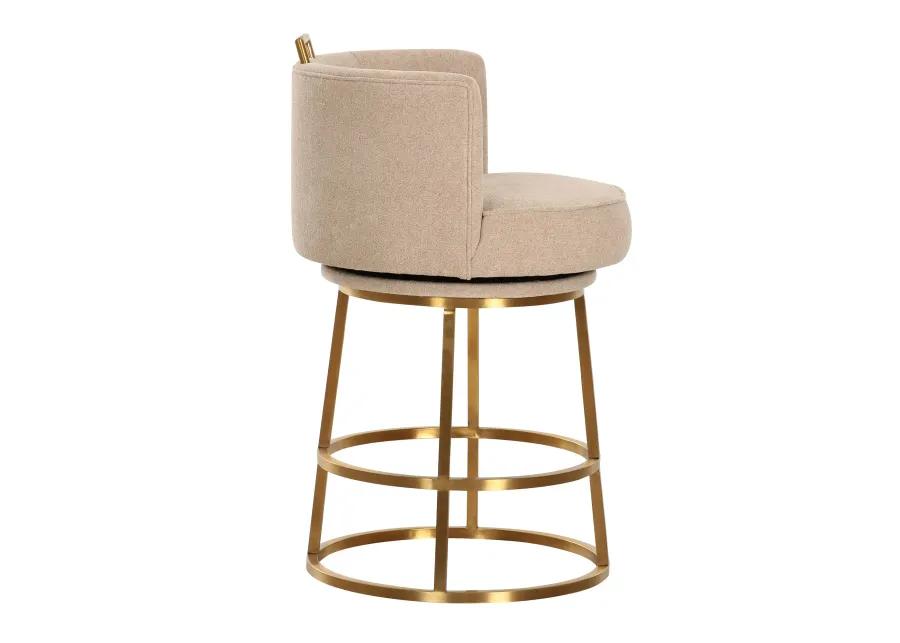 Rosita Counter Stool in Smokey Taupe