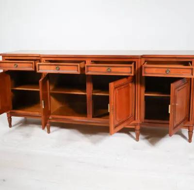 Louis XVI Style Cherry Sideboard c.1930's-40's