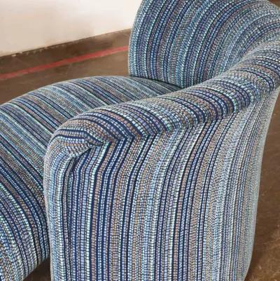 Tete a Tete Love Seat by Thayer Coggin Reupholstered in Perfect Condition