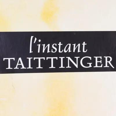 Large L'instant Taittinger Framed Poster