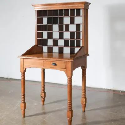 Hand Turned Postmaster's Writing Desk