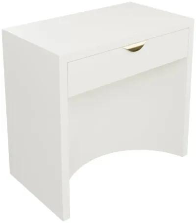 In Stock 32" Marisol Chest in Cirrus White Lacquer