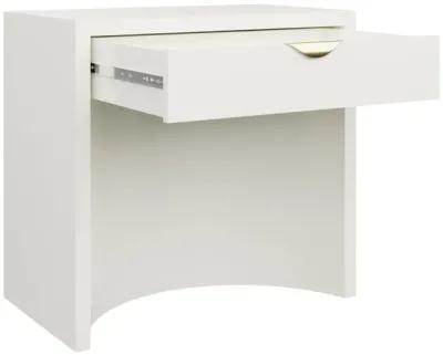 In Stock 32" Marisol Chest in Cirrus White Lacquer