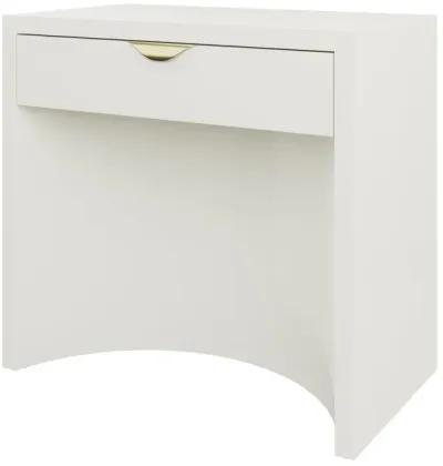 In Stock 32" Marisol Chest in Cirrus White Lacquer