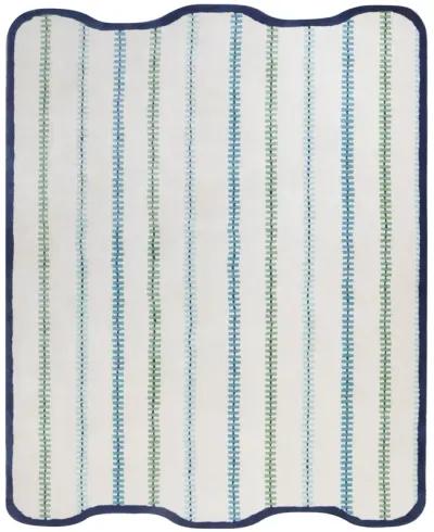 In Stock 9x12 Tyler Blue Tufted Rug