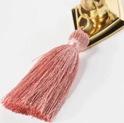 Tassel Knob - Light Pink