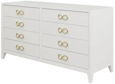 In Stock Magritte Dresser in High Gloss White Lacquer