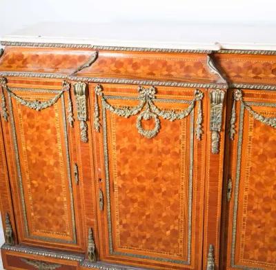 Antique Sideboard with Marble Top