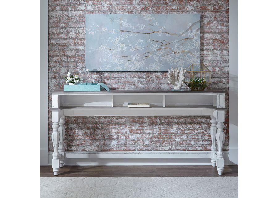 Liberty Furniture | Magnolia Manor Console Bar Table | Antique White