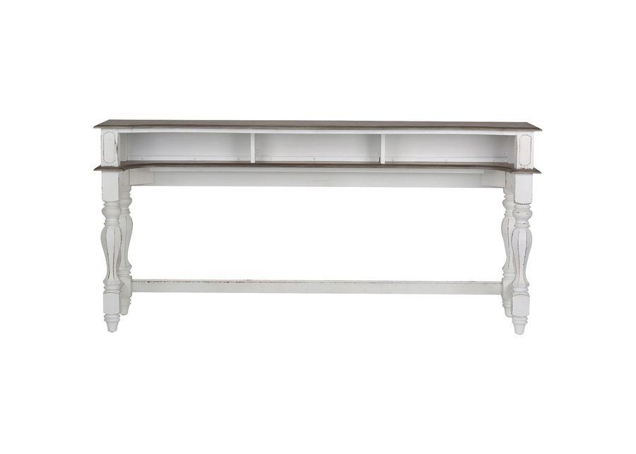 Liberty Furniture | Magnolia Manor Console Bar Table | Antique White