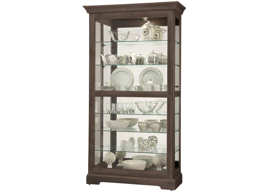 Howard Miller | Tyler Curio Cabinet | Black Satin