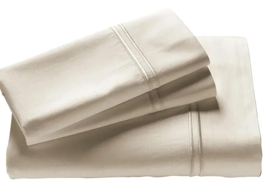 Elements Ivory Twin Bamboo Sheet Set