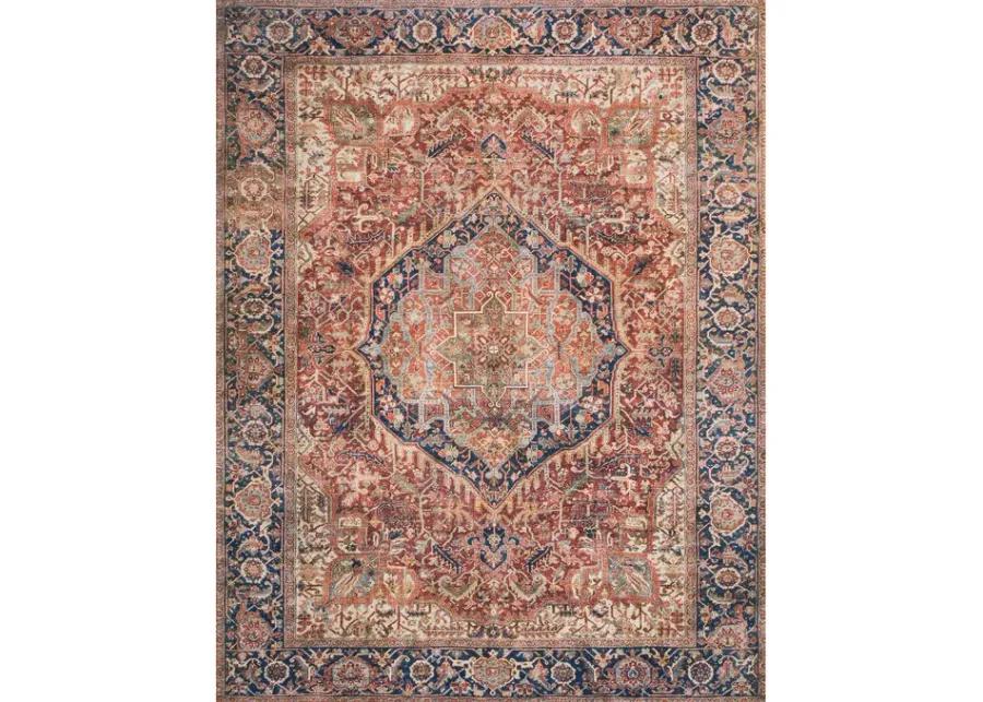 Layla Red Navy 2x3 Rug