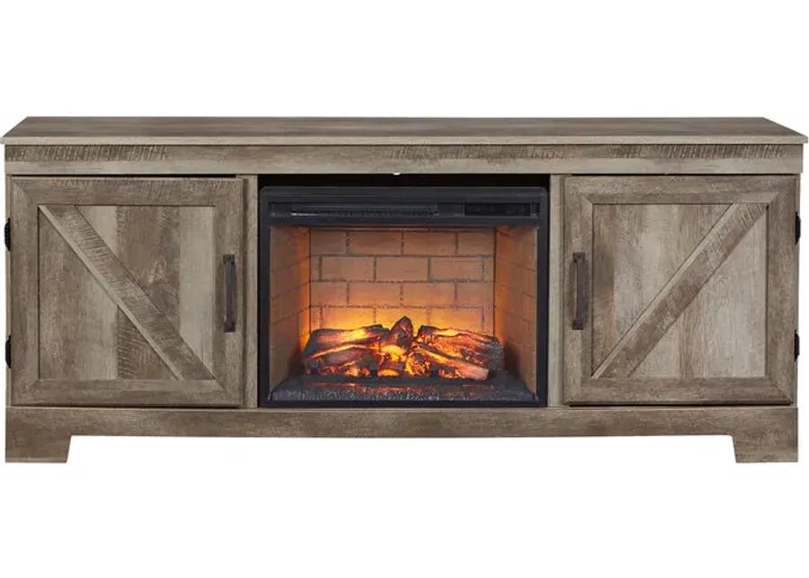 Gambrell Gray 64" Fireplace Console