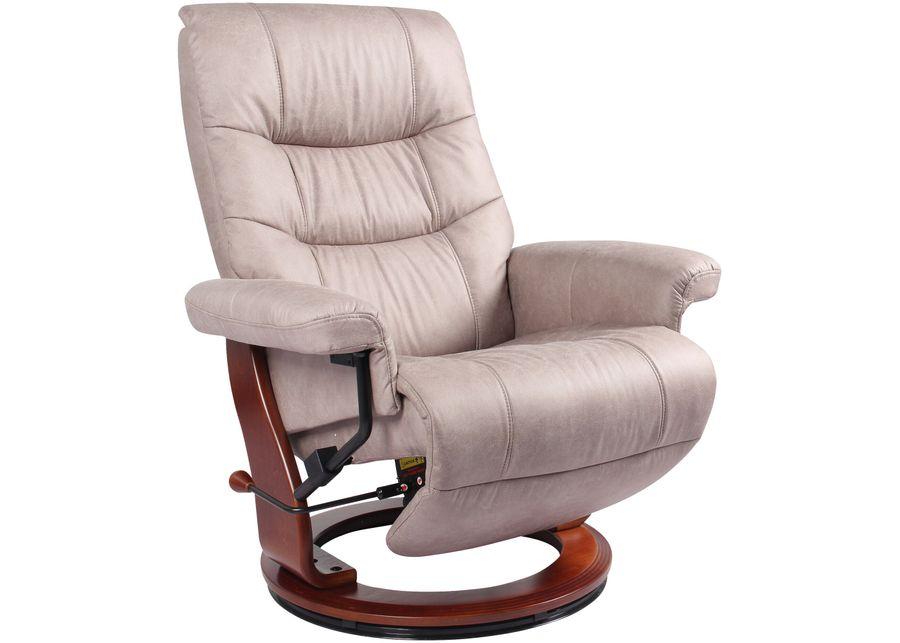 Benchmaster | Valencia Recliner with Flip Up Footrest Chair | Dark Brown