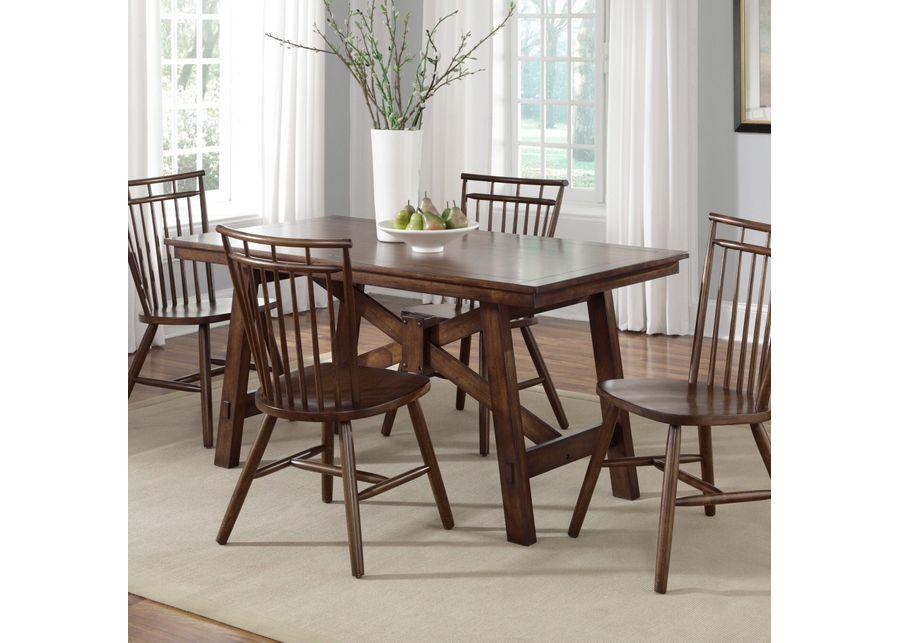 Liberty Furniture | Creations II 5 Piece Dining Set | Tobacco